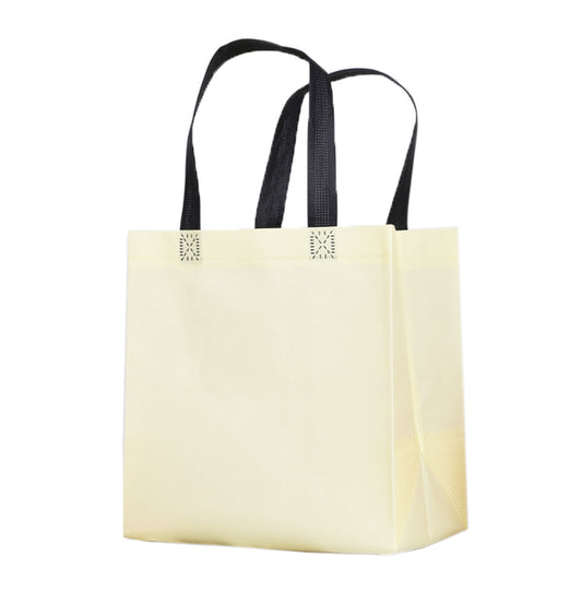 20 Pack Non-woven Reusable Tote Bags, Beige