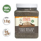 Raw Black Chia Seed Flour - Cold Milled - Omega-3 & Fiber Superfood, 1lb. Jar