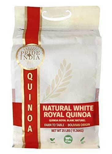 Natural Royal Bolivian White Quinoa - 25 lb. 250+ Servings per Bag