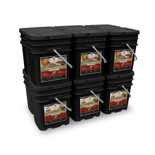 1440 Serving Package - 240 lbs - Includes: 6 - 120 Serving Entree Buckets and 6 - 120 Serving Breakfast Buckets