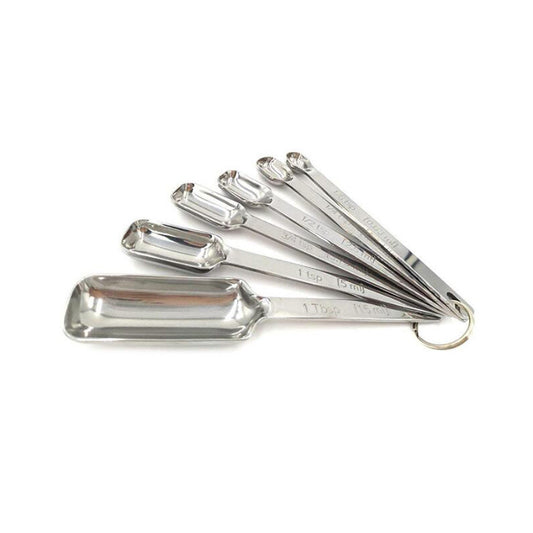 Stainless Steel 6 PCS Square Measuring Spoon Set