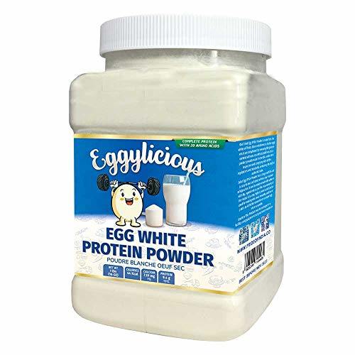 Eggylicious Egg White (Albumin) Powder, Made from Fresh Eggs, Non-GMO, No Additives, 1 lb.