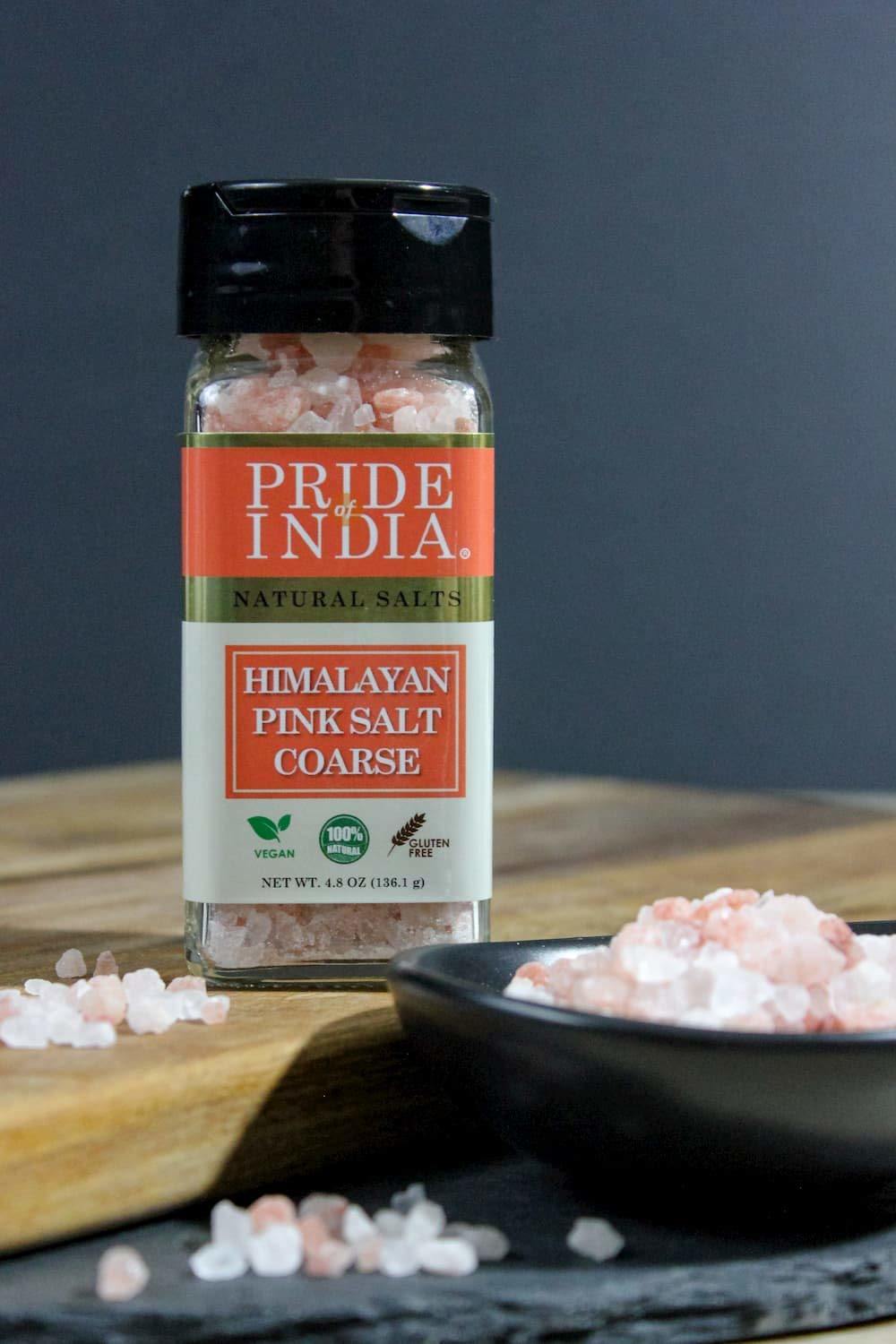 Pure Himalayan Pink Salt - Dual Sifter, Coarse Grind (4.8 oz, 136.1 gm)