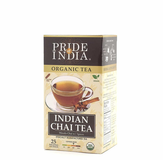 Organic Indian Chai Tea 25ct